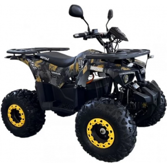 Подростковый квадроцикл MOTAX ATV GRIZLIK E1500 / E1500 R черный-желтый камуфляж