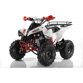 Подростковый квадроцикл MOTAX ATV RAPTOR SUPER LUX 125, бело-желтый